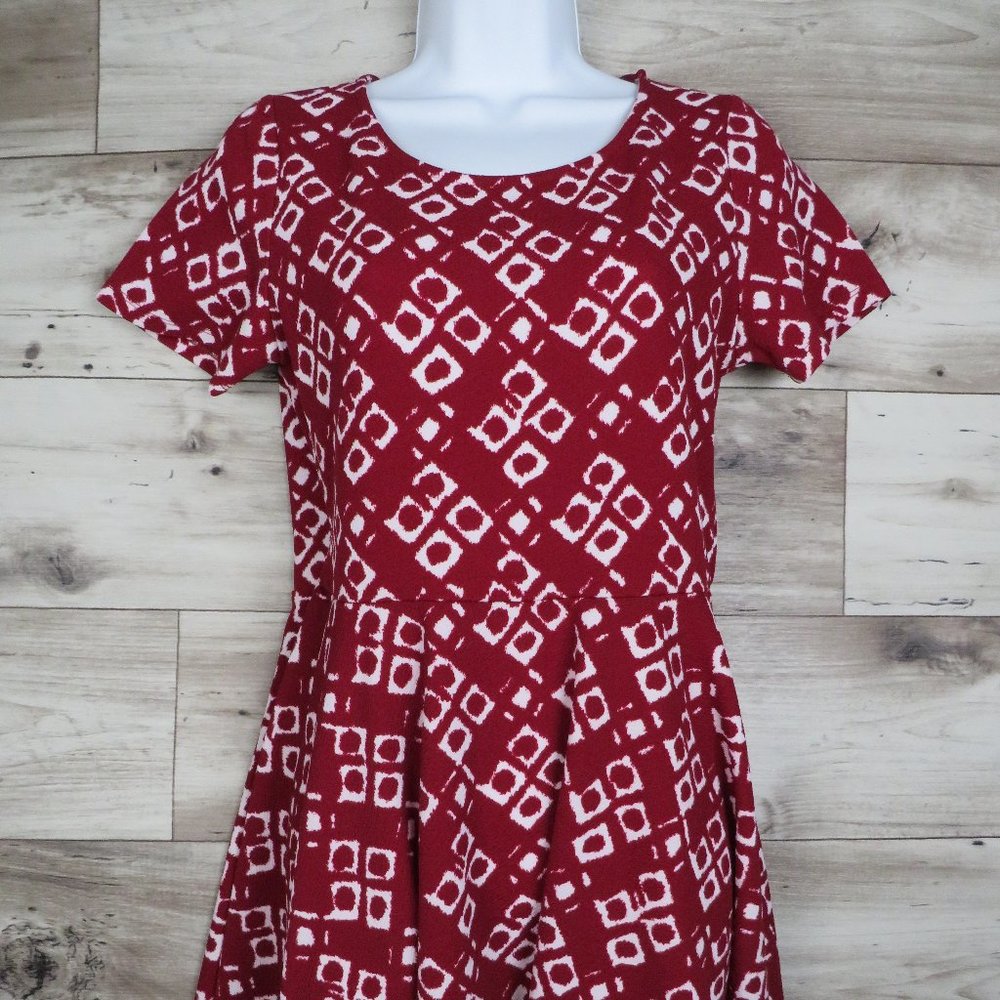 Tresics* Women's Short Sleeve Boat Neck Midi Dress~ Size Large